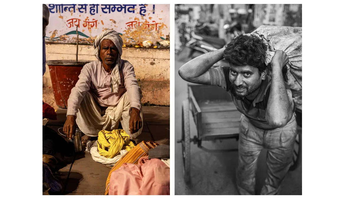 Ulica w Delhi z kilkoma planami naraz, fotografia uliczna w Indiach